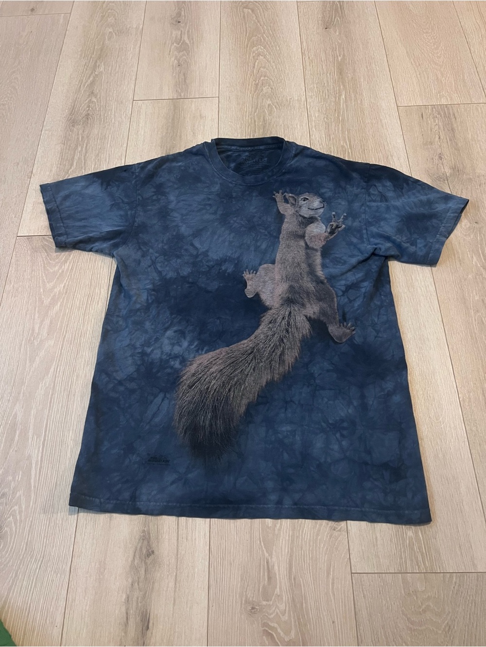 The Mountain Navy Blue Tie-Dye Graphic Tee